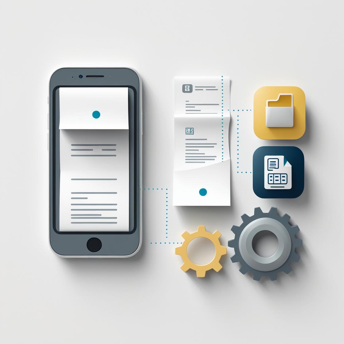 Automatización de gestión de gastos: escaneo de recibos a carpeta digital, informe y proceso automatizado.