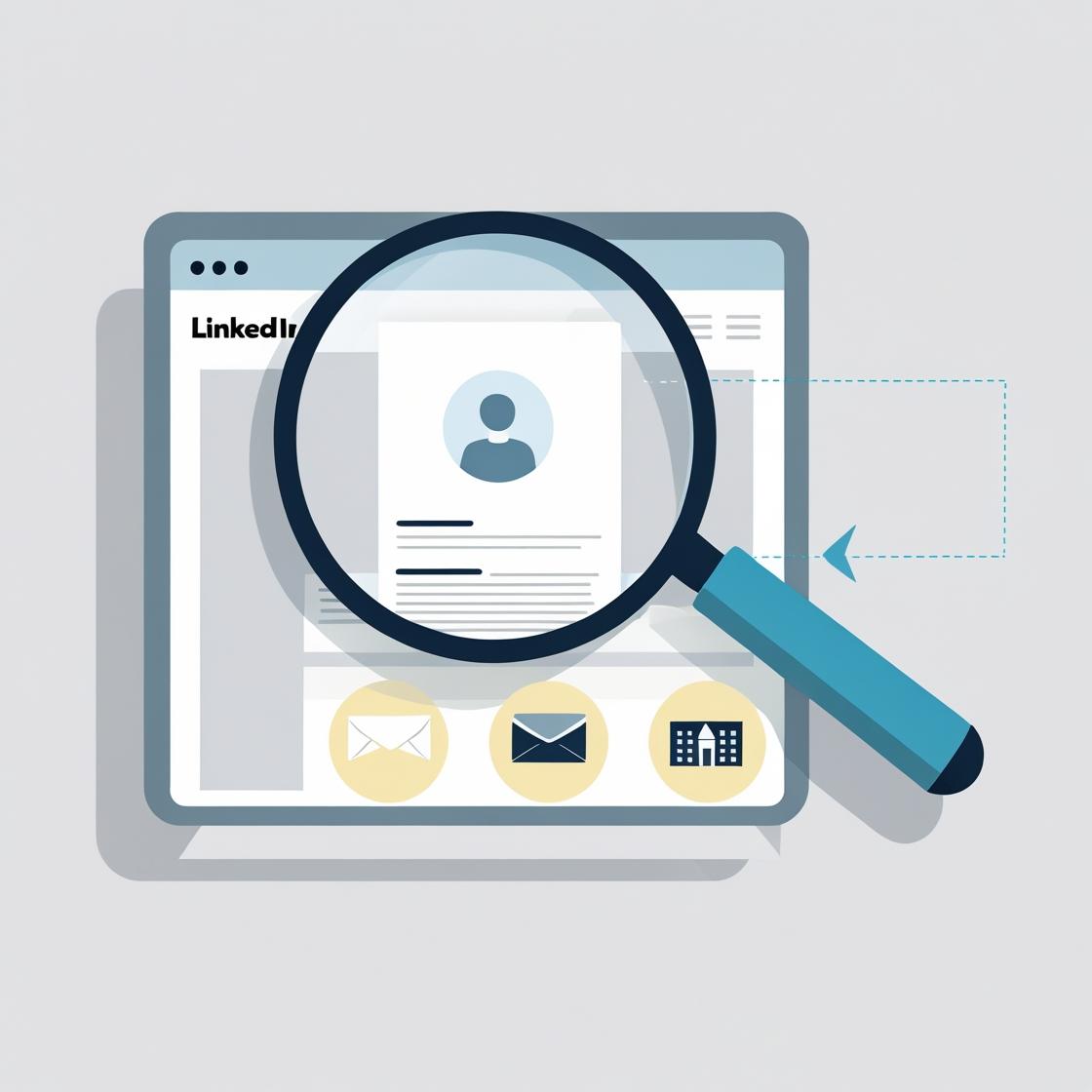 Automatización de la recopilación de datos de contacto y empresa desde LinkedIn.