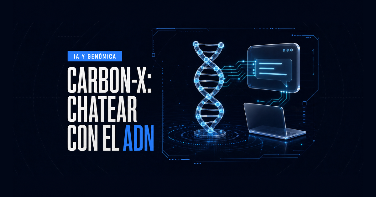 Portada: Carbon-X, el modelo de IA para chatear con el ADN