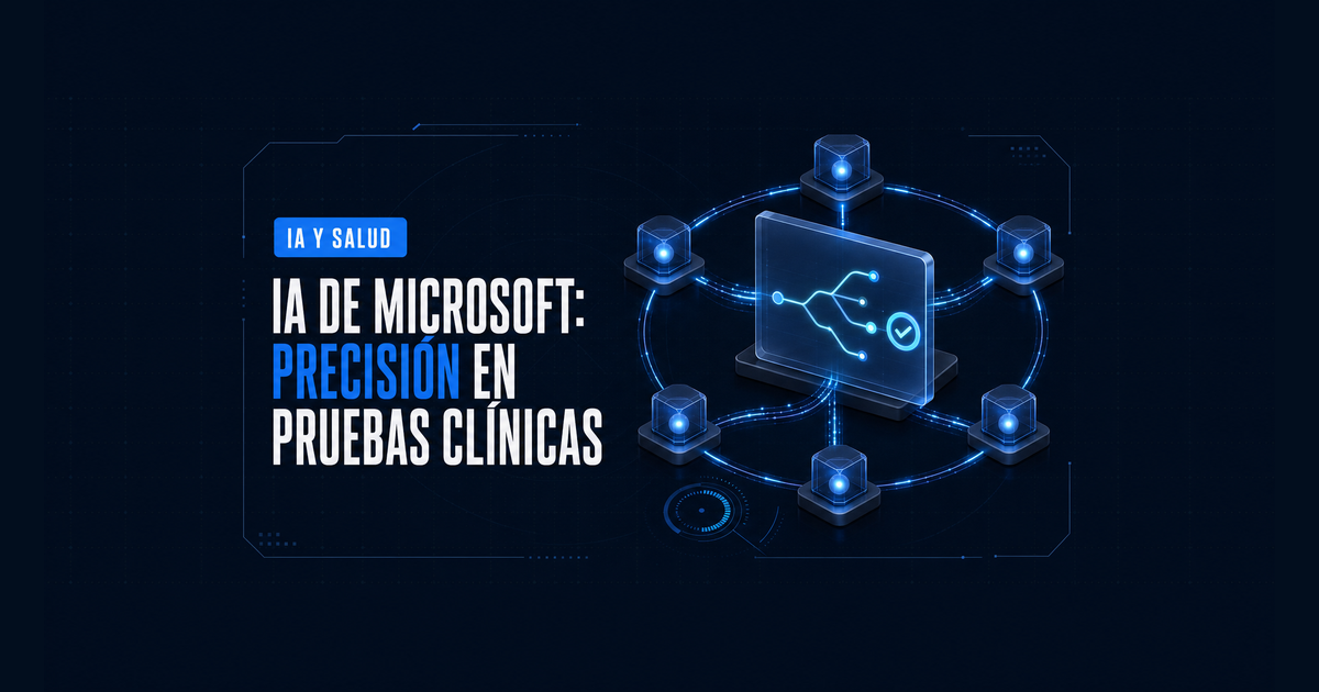 Portada: Diagnostic Orchestrator, la IA de Microsoft en pruebas clínicas